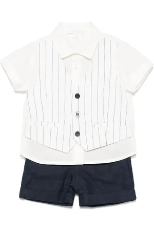 PATACHOU Set de tres pantalones cortos a rayas