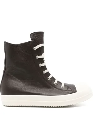Rick Owens Zapatillas altas de piel