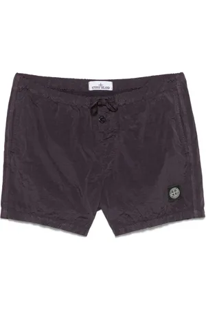 Stone Island Bañador con parche Compass