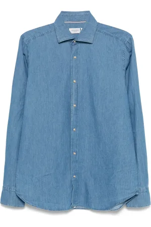 Tintoria Mattei Camisa vaquera con botones