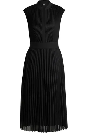 HUGO BOSS Vestido midi sin mangas