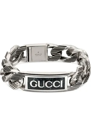 Gucci Pulsera con placa del logo