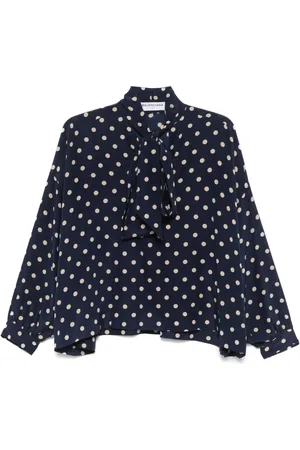 Balenciaga Blusa con diseño de lunares 2000