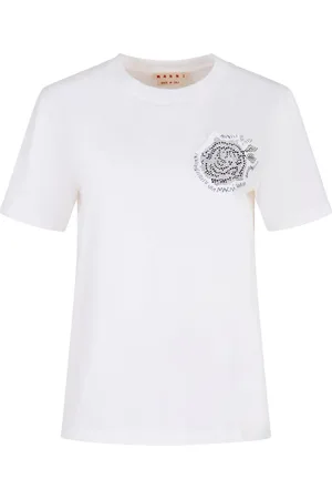Marni Camiseta con detalle de parche