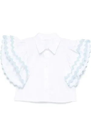 MISS GRANT Camisa con ribete festoneado