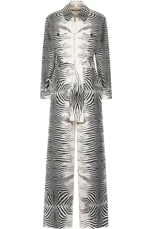 Roberto Cavalli Mono con motivo de cebra