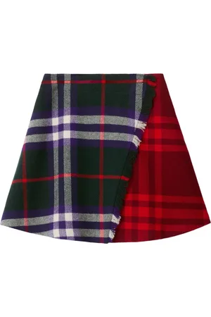 Burberry Falda corta a cuadros