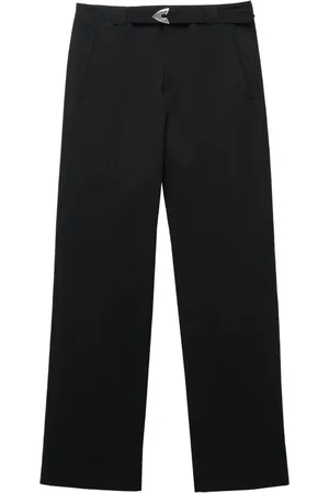 Alexander McQueen Pantalones de vestir con cinturón