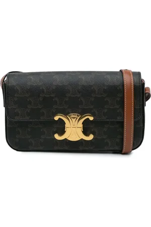 Céline Bolso de hombro Triomphe Claude de lona revestida 2021