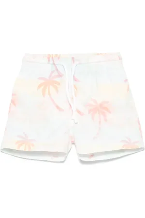 PATACHOU Bañador con palmeras estampadas