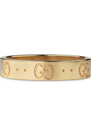 Gucci Anillo Icon en oro amarillo de 18kt con banda