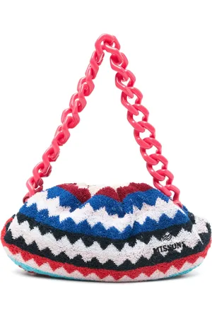 Missoni Bolso de hombro con motivo en zigzag