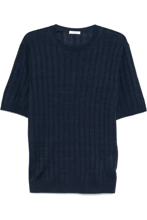Boglioli Camiseta de canalé ancho