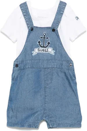 Guess Conjunto corto con logo bordado