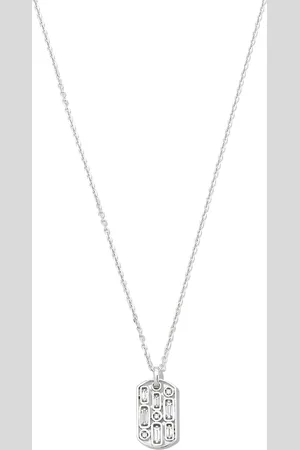 Suzanne Kalan Collar con colgante Inlay en oro blanco de 18kt con diamantes
