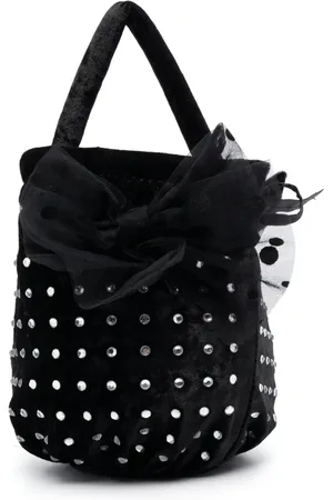 MONNALISA Bolso de hombro con apliques de cristal