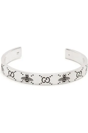 Gucci Brazalete con logo GG grabado