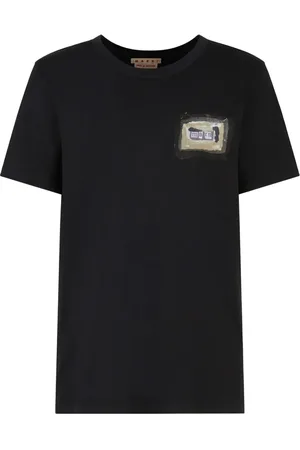 Marni Camiseta con logo estampado