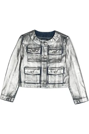 Diesel Chaqueta vaquera Evelop metalizado