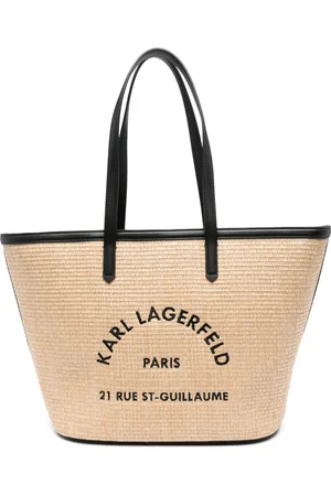 Karl Lagerfeld Bolso shopper con logo bordado