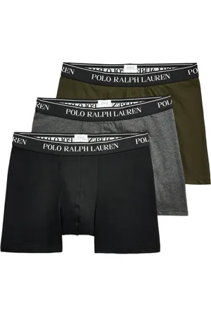 Ralph Lauren Set de tres bóxeres con logo