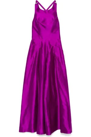 MITILIANE COUTURE Mono largo shantung de seda