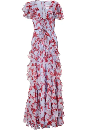 Carolina Herrera Vestido de fiesta con estampado floral