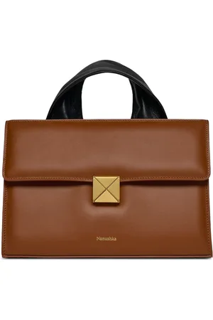 Nanushka Bolso shopper con sello del logo