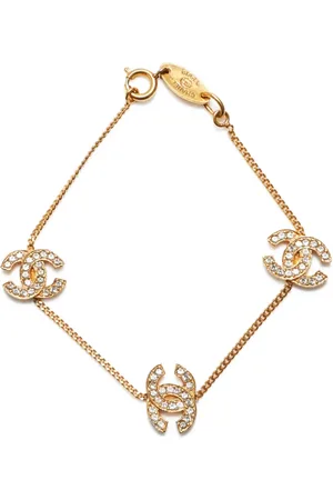 CHANEL Pulsera con logo CC 1982