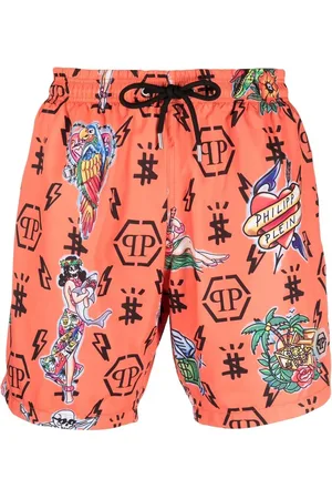 Philipp Plein Bañador con monograma estampado