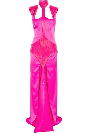 MITILIANE COUTURE Vestido largo con panel removible