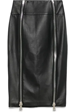MITILIANE COUTURE Falda midi con cremallera
