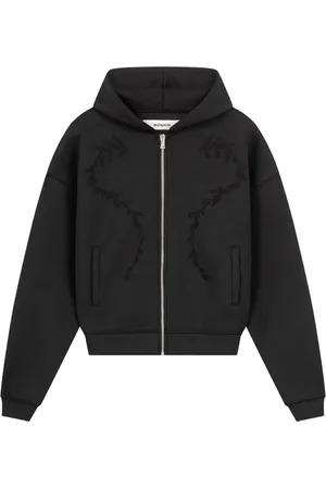ROUGH. Sudadera con capucha y cremallera