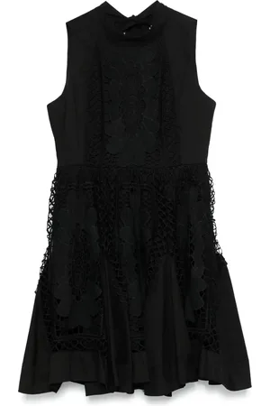 CENERE GB Vestido corto con bordado floral