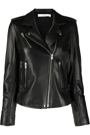 IRO Chaqueta biker con solapas de muesca