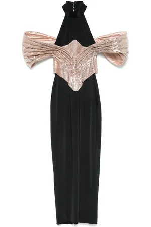 MITILIANE COUTURE Vestido largo con corsé removible