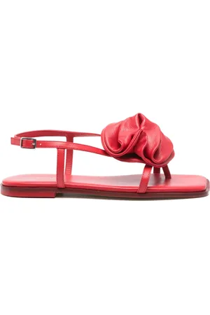 vic matiè Sandalias con apliques florales