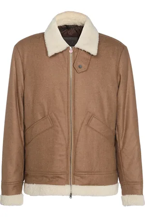 Kiton Chaqueta con detalle de pelo