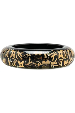 LOUIS VUITTON Pulsera Monogram Inclusion GM ancha de resina 2011
