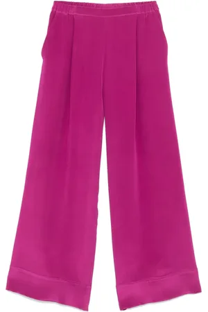 CARINE GILSON Pantalones de pijama anchos de satén