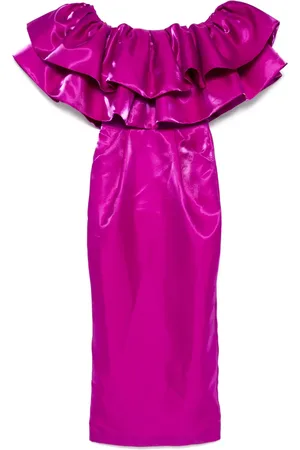 MITILIANE COUTURE Vestido largo con volantes
