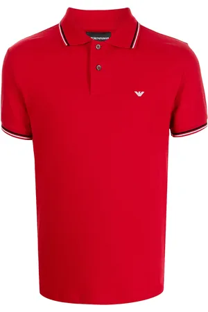 Emporio Armani Polo con logo bordado