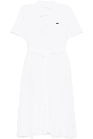 Lacoste Vestido midi de algodón