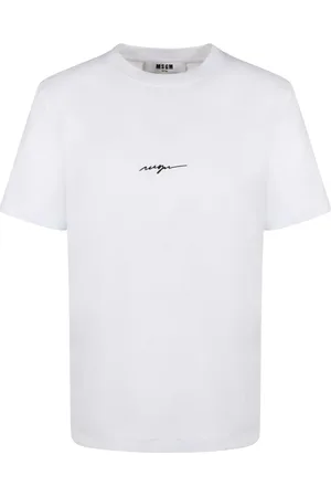 Msgm Camiseta con logo estampado