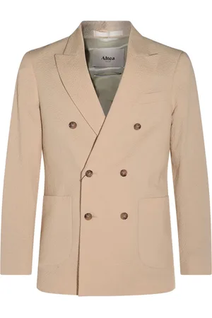 ALTEA Blazer texturizado con doble botonadura
