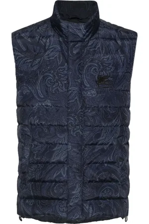 Etro Chaleco acolchado con motivo de cachemira