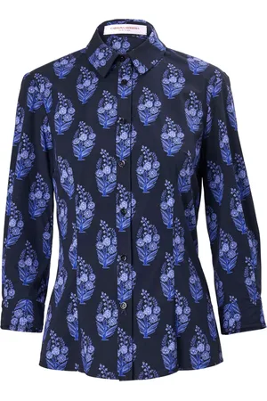 Carolina Herrera Camisa con estampado floral y peplum