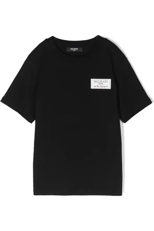 Balmain Camiseta con parche del logo