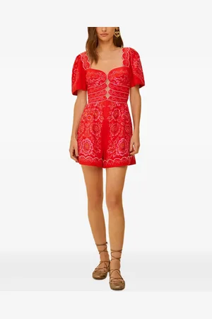 Farm Rio Vestido con motivo floral
