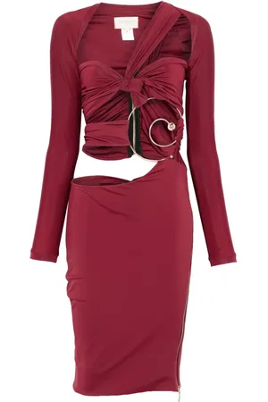 MITILIANE COUTURE Vestido midi con aberturas
